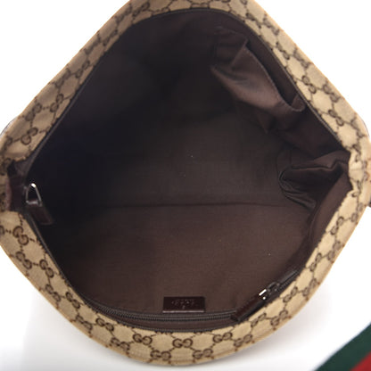 Gucci Monogram Web Medium Flat Messenger Bag Brown 5 of 9