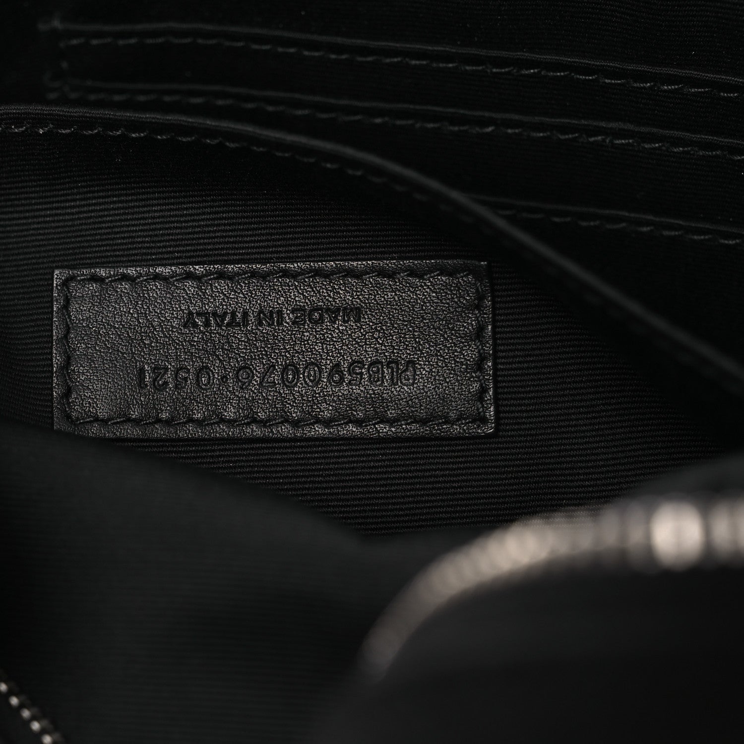 Saint Laurent Canvas Monogram Belt Bag Black 6 of 10