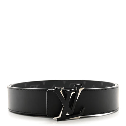 Louis Vuitton Calfskin Monogram Eclipse 40mm Shake LV Initiales Reversible Belt 100 40 3 of 7