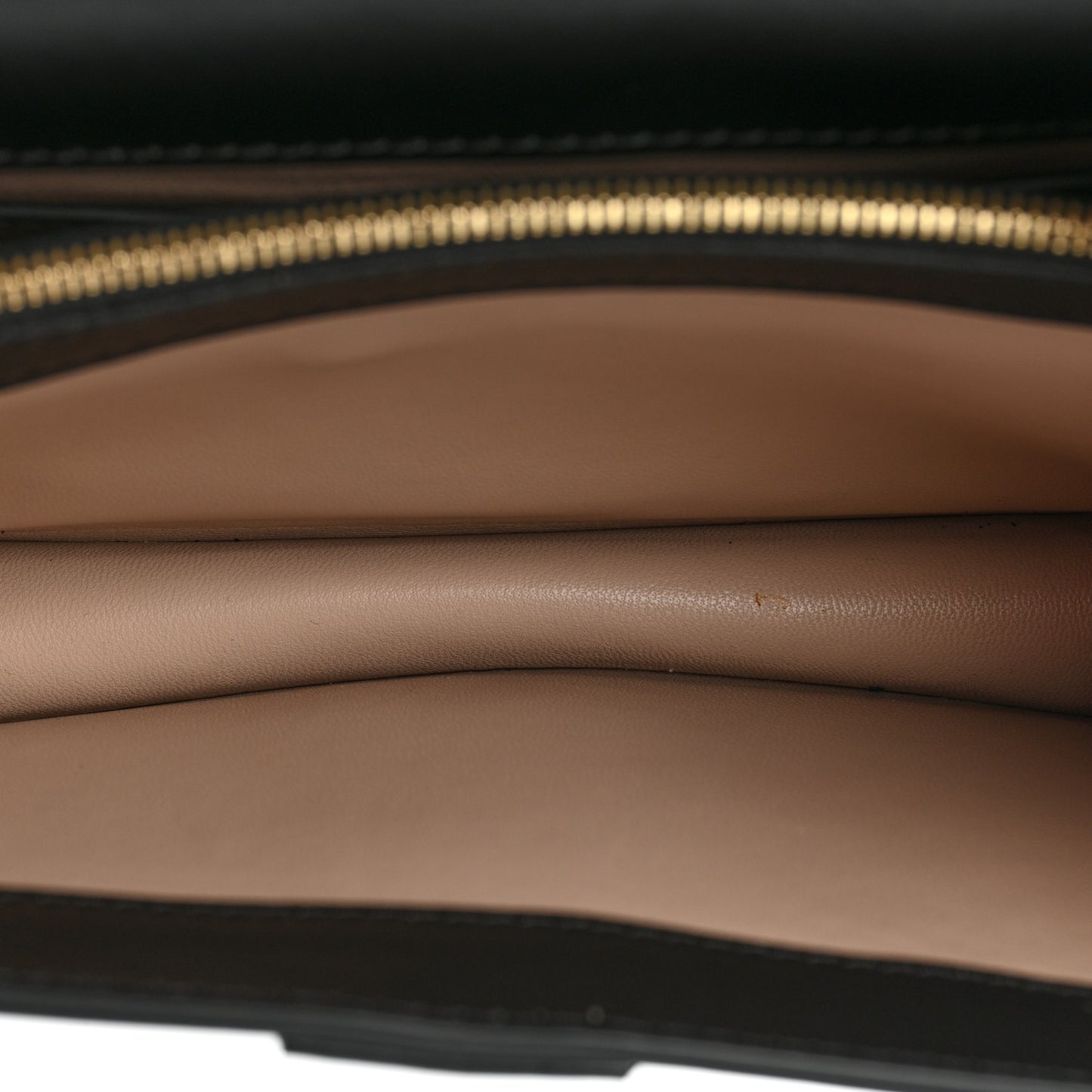 Shiny Goatskin Calfskin Aby Chain Shoulder Bag Black