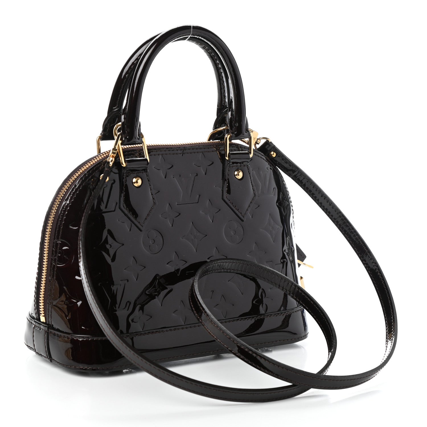 Louis Vuitton Vernis Alma BB Amarante 3 of 11