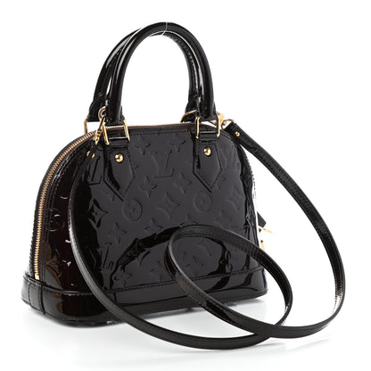 Louis Vuitton Vernis Alma BB Amarante 3 of 11
