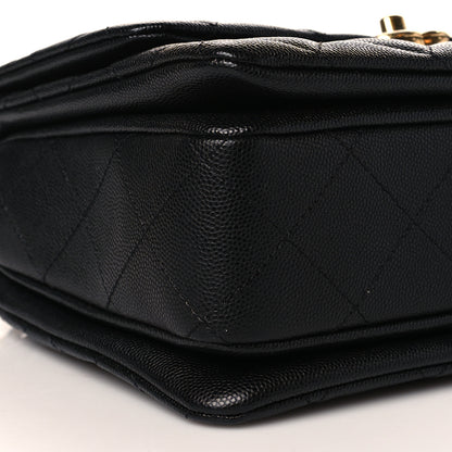 Chanel Caviar Quilted Coco First Flap Black 8 of 10