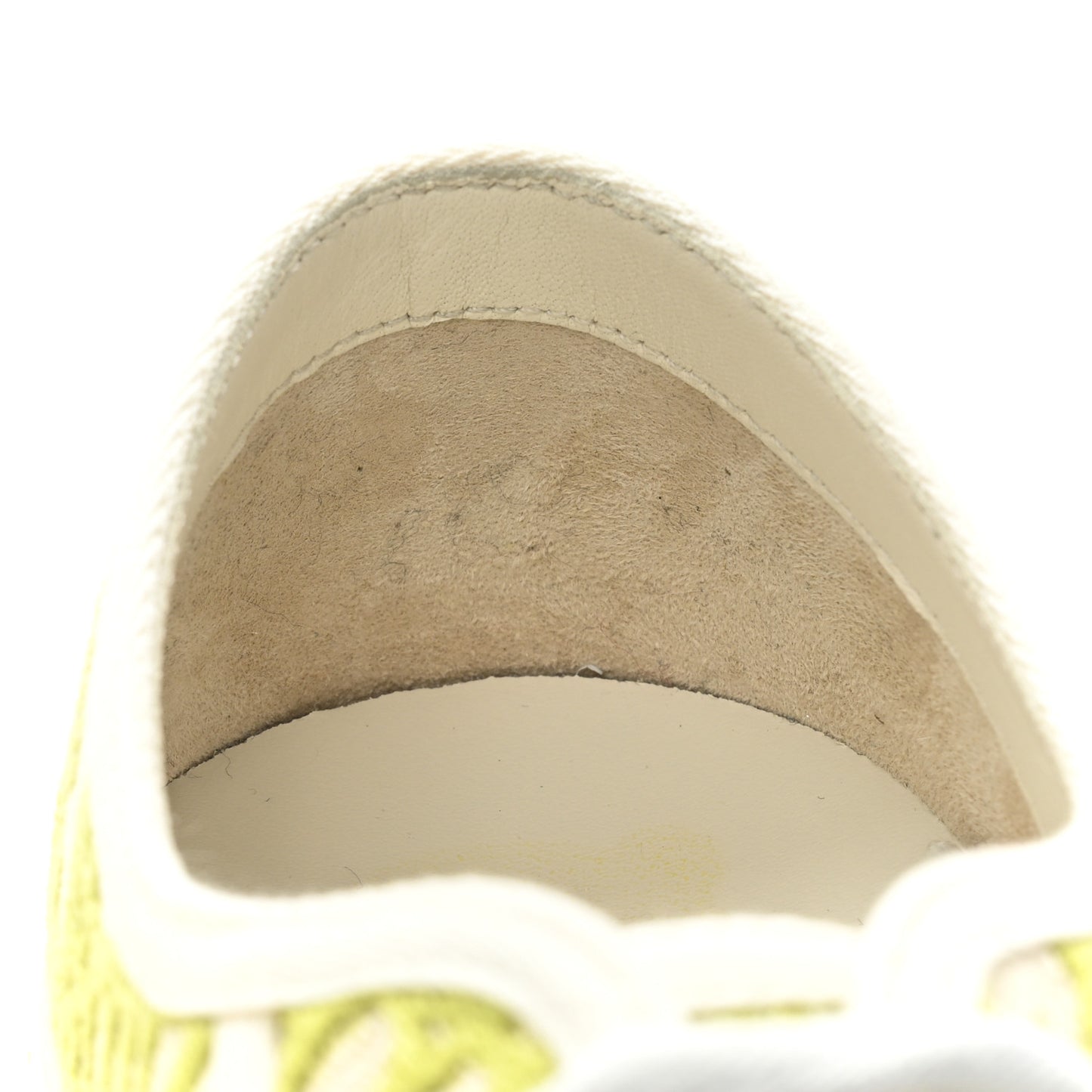 Canvas Oblique Walk'N'Dior Low Top Sneakers 37 Chartreuse