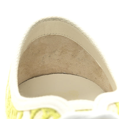 Christian Dior Canvas Oblique Walk'N'Dior Low Top Sneakers 37 Chartreuse 9 of 9