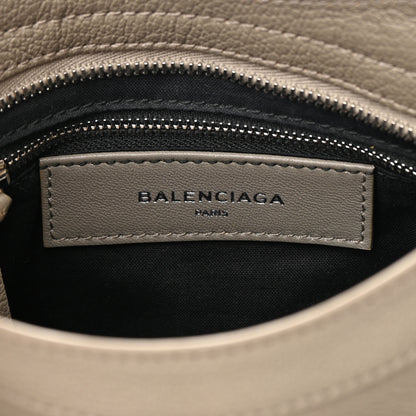 Balenciaga Chevre Silver Metallic Edge Hardware Mini City Gris Taupe 6 of 15