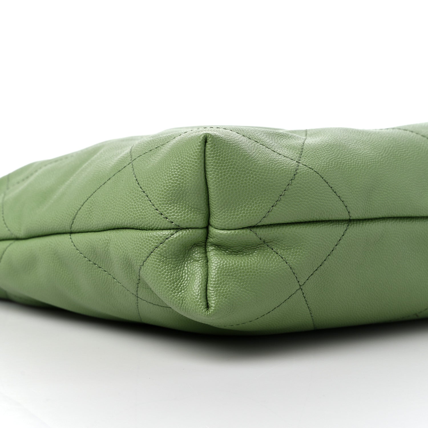 Chanel Shiny Caviar Quilted Small Chanel 22 Green 8 of 9