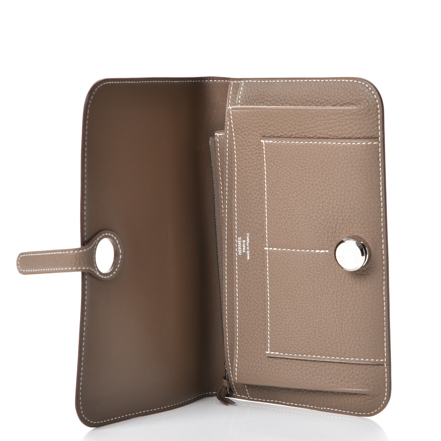 Hermes Togo Dogon Duo Wallet Etoupe 5 of 10