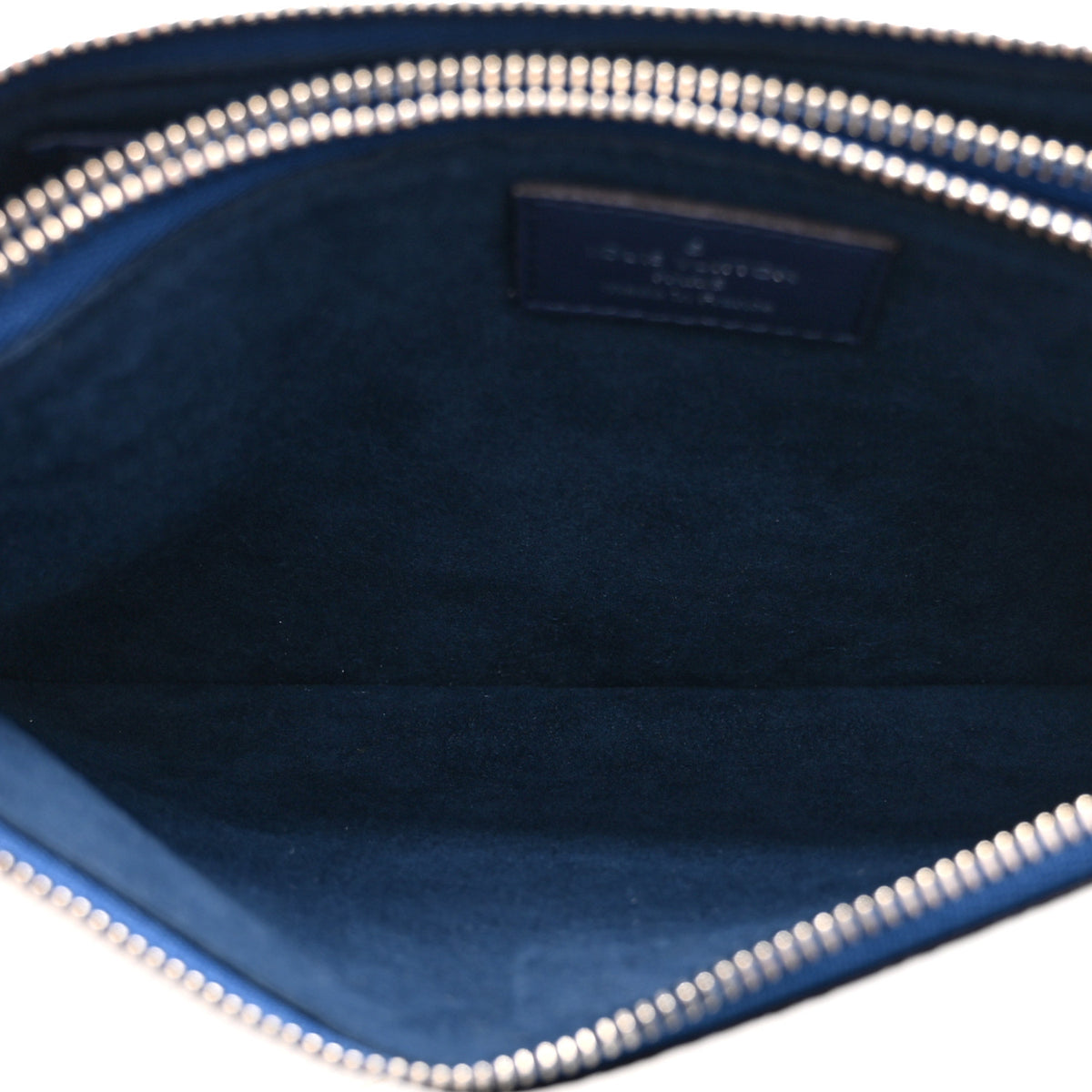 Louis Vuitton Monogram Giant Escale Double Zip Pochette Blue 6 of 10