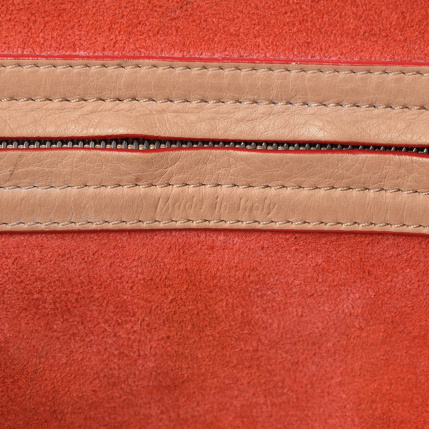 Supple Calfskin Medium Phantom Luggage Camel