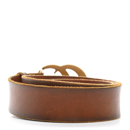 Gucci Faded Calfskin Double G 40mm Belt 95 38 Cuir 2 of 6
