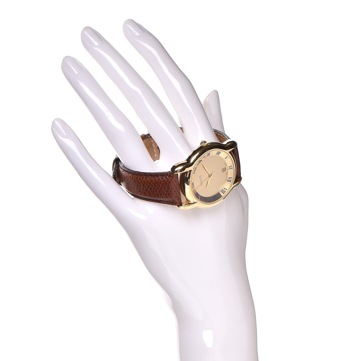 Gucci Stainless Steel Lizard 35mm 5100M Quartz Watch 2 of 10