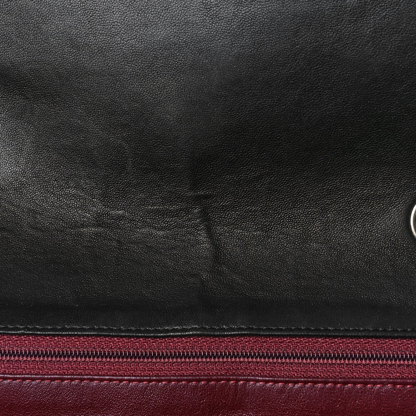 Lambskin Quilted Jumbo Single Flap Black