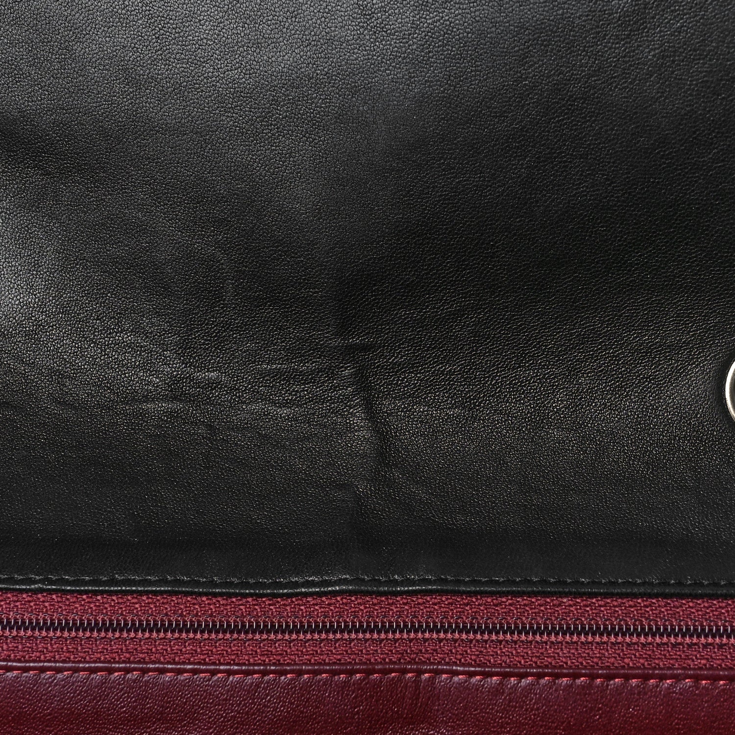 Chanel Lambskin Quilted Jumbo Single Flap Black 9 of 10