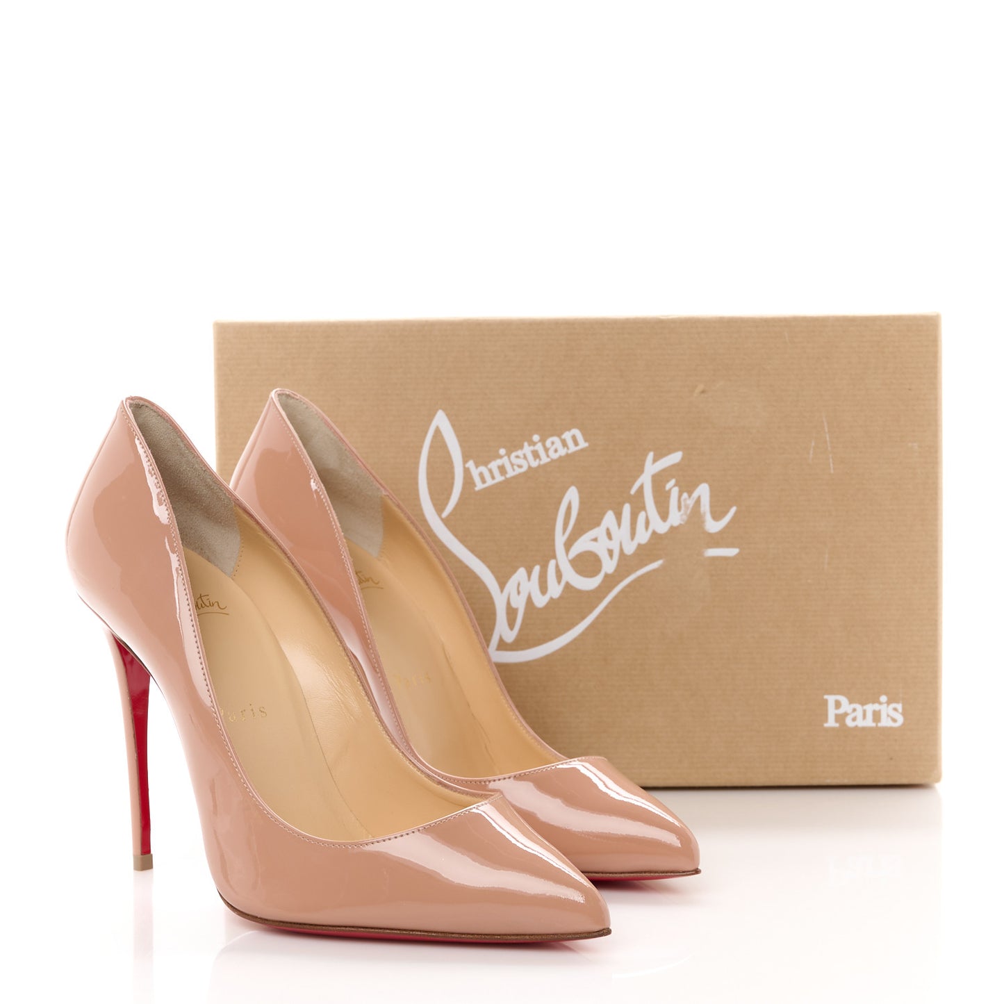 Patent Pigalle Follies 100 Pumps 37.5 Nude