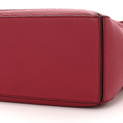 Loewe Calfskin Small Puzzle Bag Raspberry 10 of 11