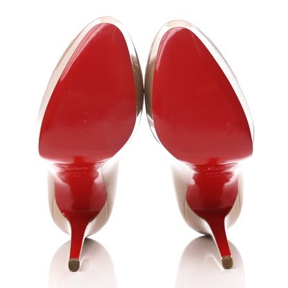 Christian Louboutin Patent Bianca 140 Pumps 40 Nude 6 of 7