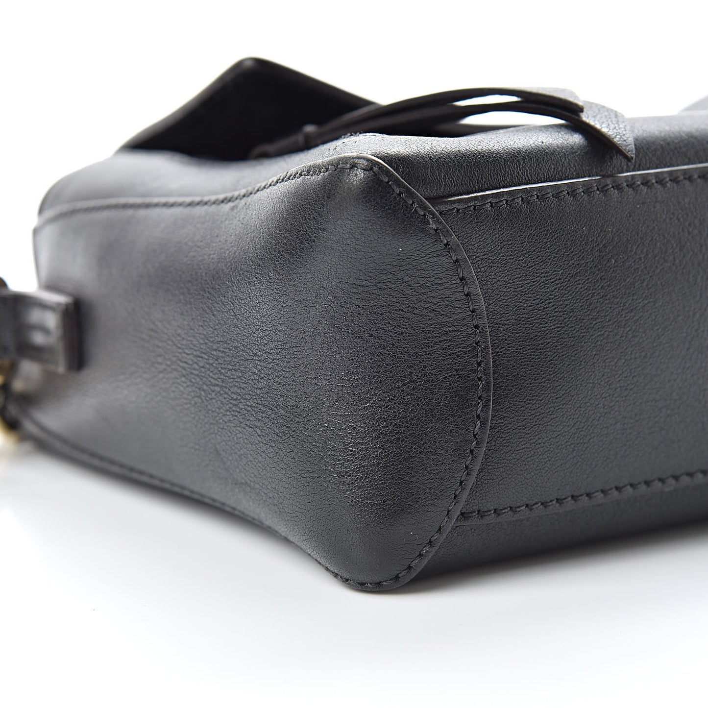 Calfskin Mini Faye Day Shoulder Bag Black