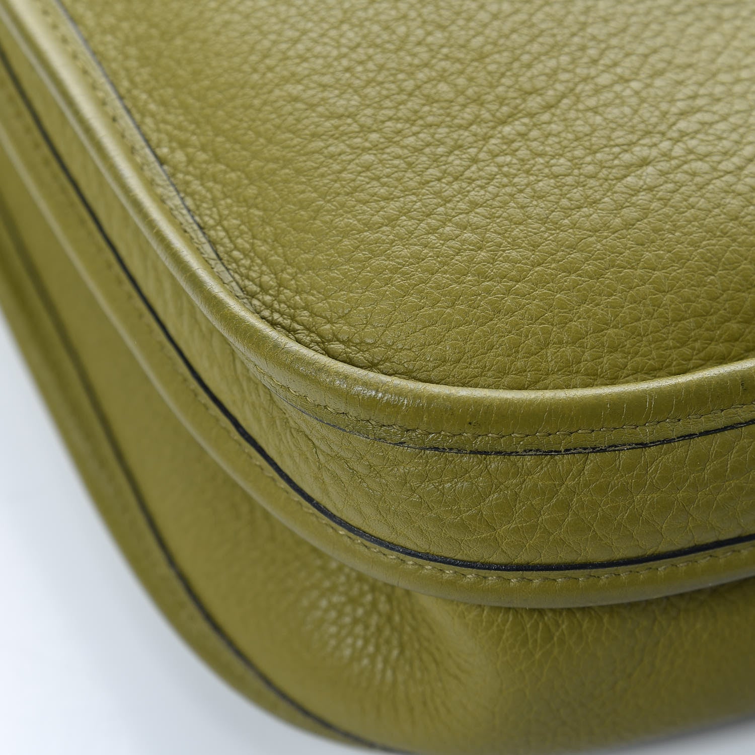 Hermes Taurillon Clemence Evelyne II PM Vert Chartreuse 18 of 18