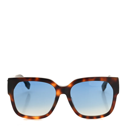 Christian Dior Acetate Square DiorID1 Sunglasses Tortoise 2 of 9