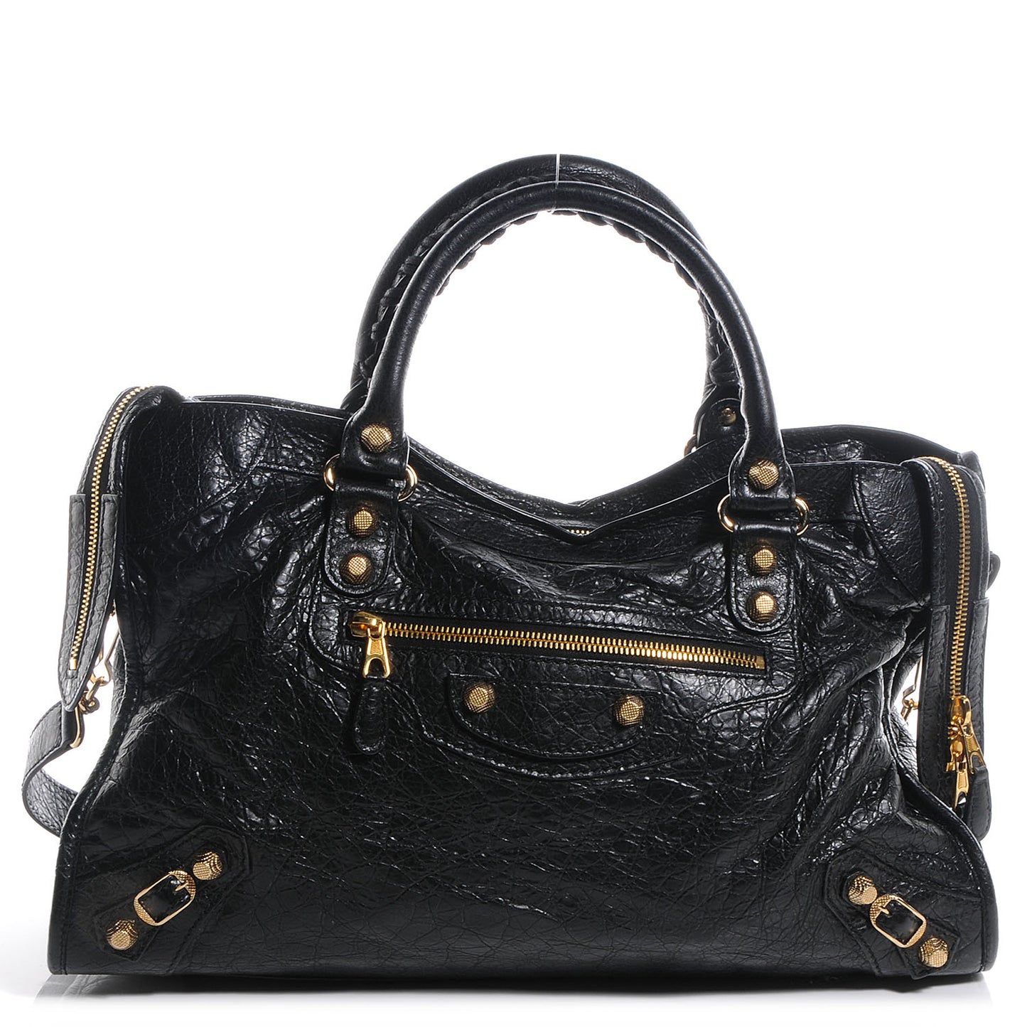 Agneau Giant 12 Gold Hardware City Black
