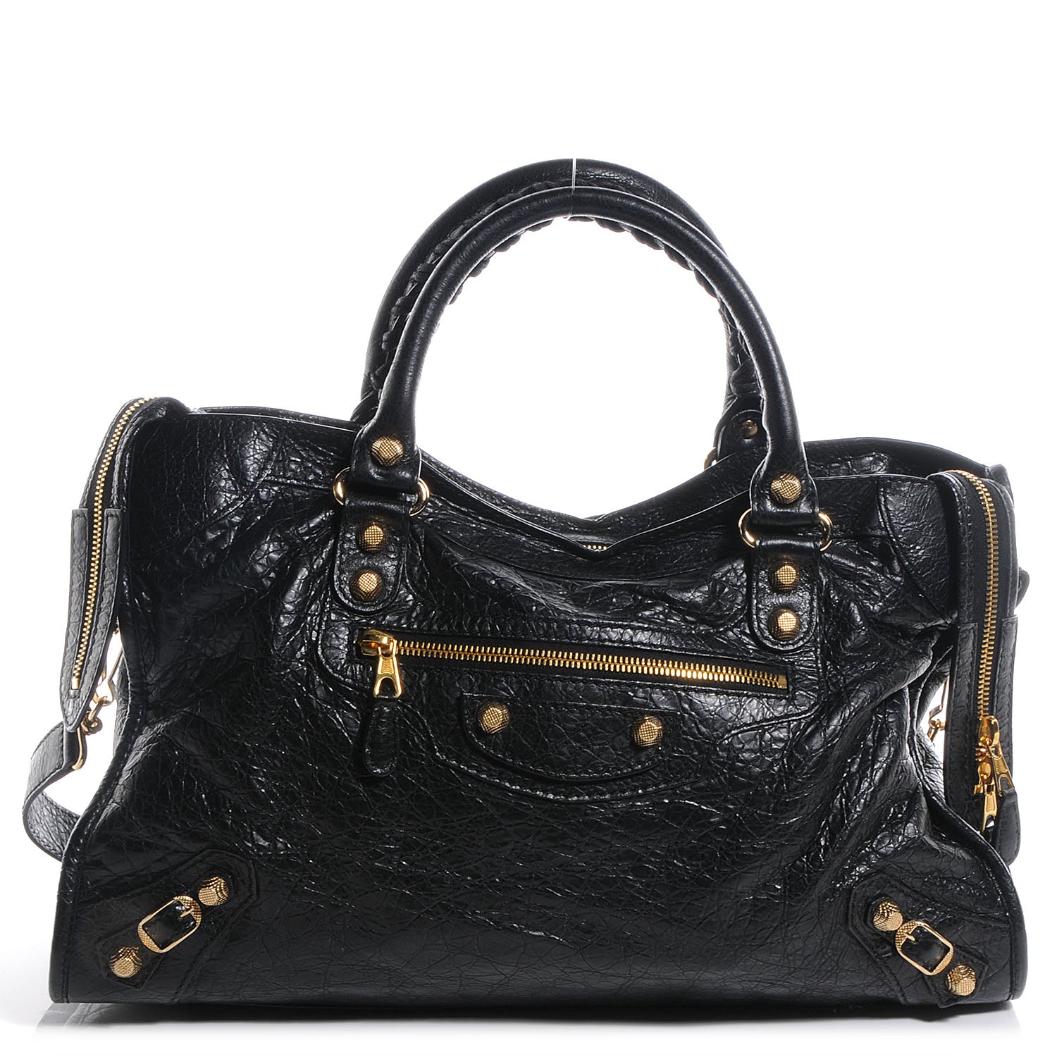 Balenciaga Agneau Giant 12 Gold Hardware City Black 1 of 9
