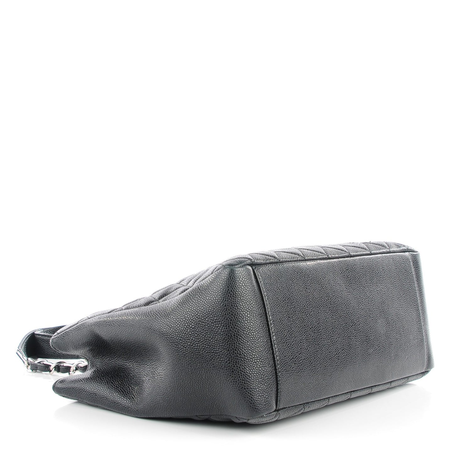 Caviar Quilted Grand Shopping Tote GST Black