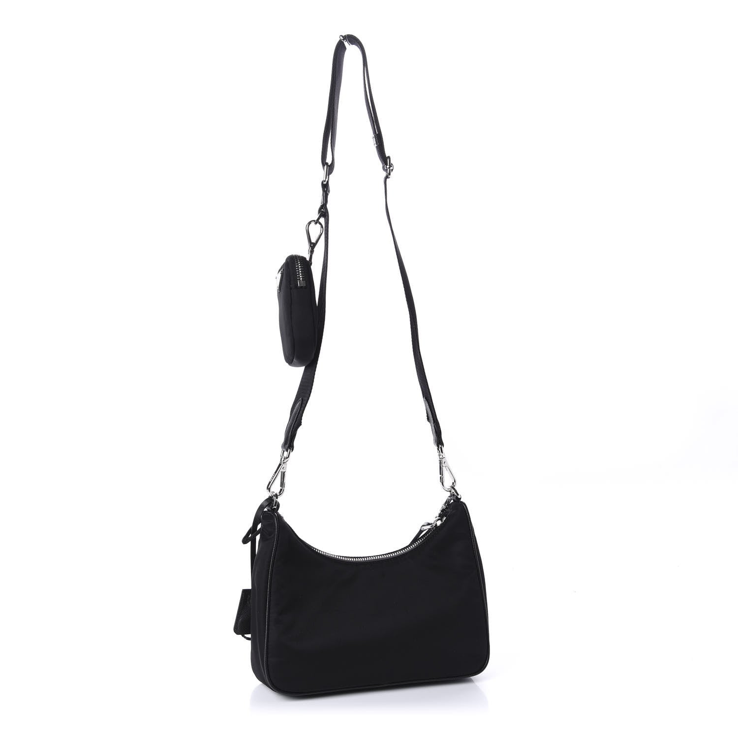 Prada Nylon Re-Edition 2005 Shoulder Bag Black 3 of 10
