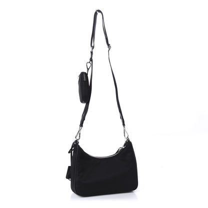 Prada Nylon Re-Edition 2005 Shoulder Bag Black 3 of 10
