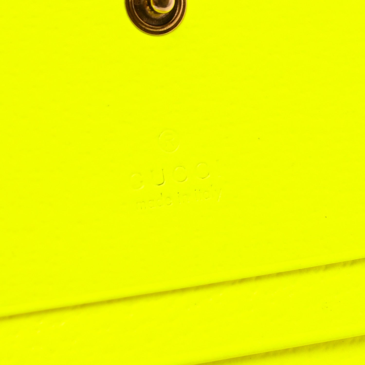 Gucci Calfskin Flora Print Zumi Card Case Yellow Fluo 6 of 11