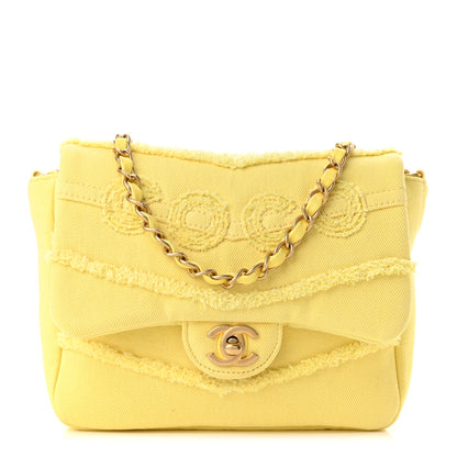 Chanel Denim Coco Flap Yellow 1 of 11