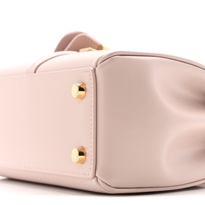 Celine Satinated Calfskin Mini 16 Top Handle Bag Bleached Pink 10 of 12
