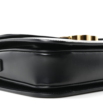 Celine Shiny Calfskin Medium Triomphe Black 10 of 11