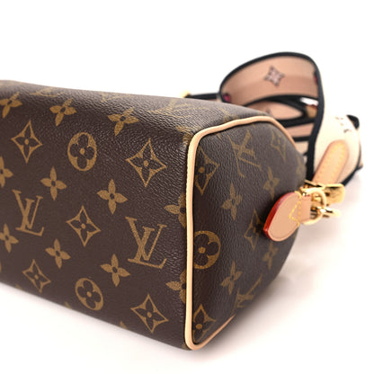 Louis Vuitton Monogram Speedy Bandouliere 20 Black 8 of 8