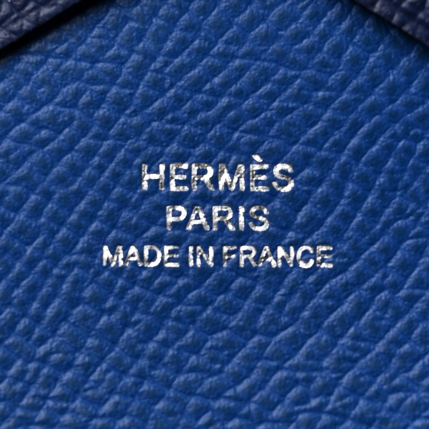 Epsom Verso Calvi Duo Card Case Bleu Saphir Bleu France
