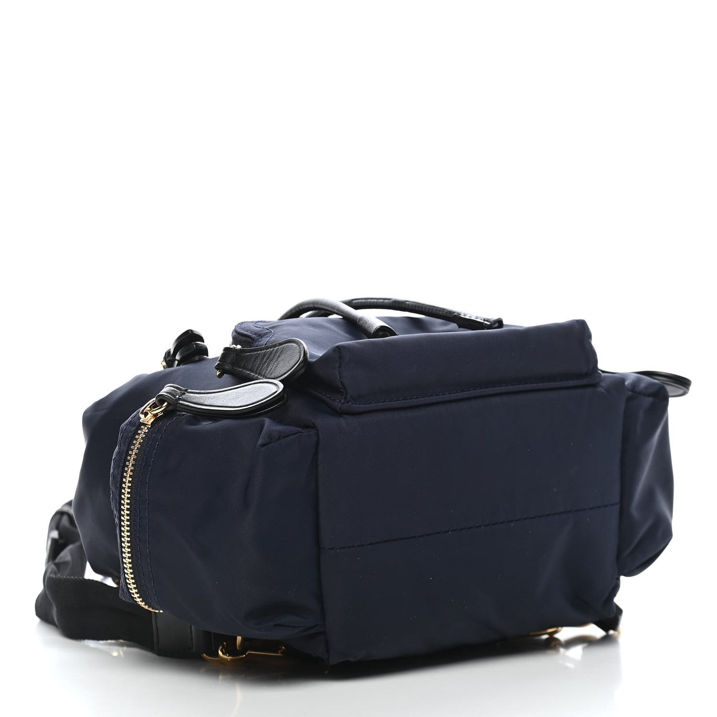 Nylon Small Crossbody Rucksack Backpack Ink Blue