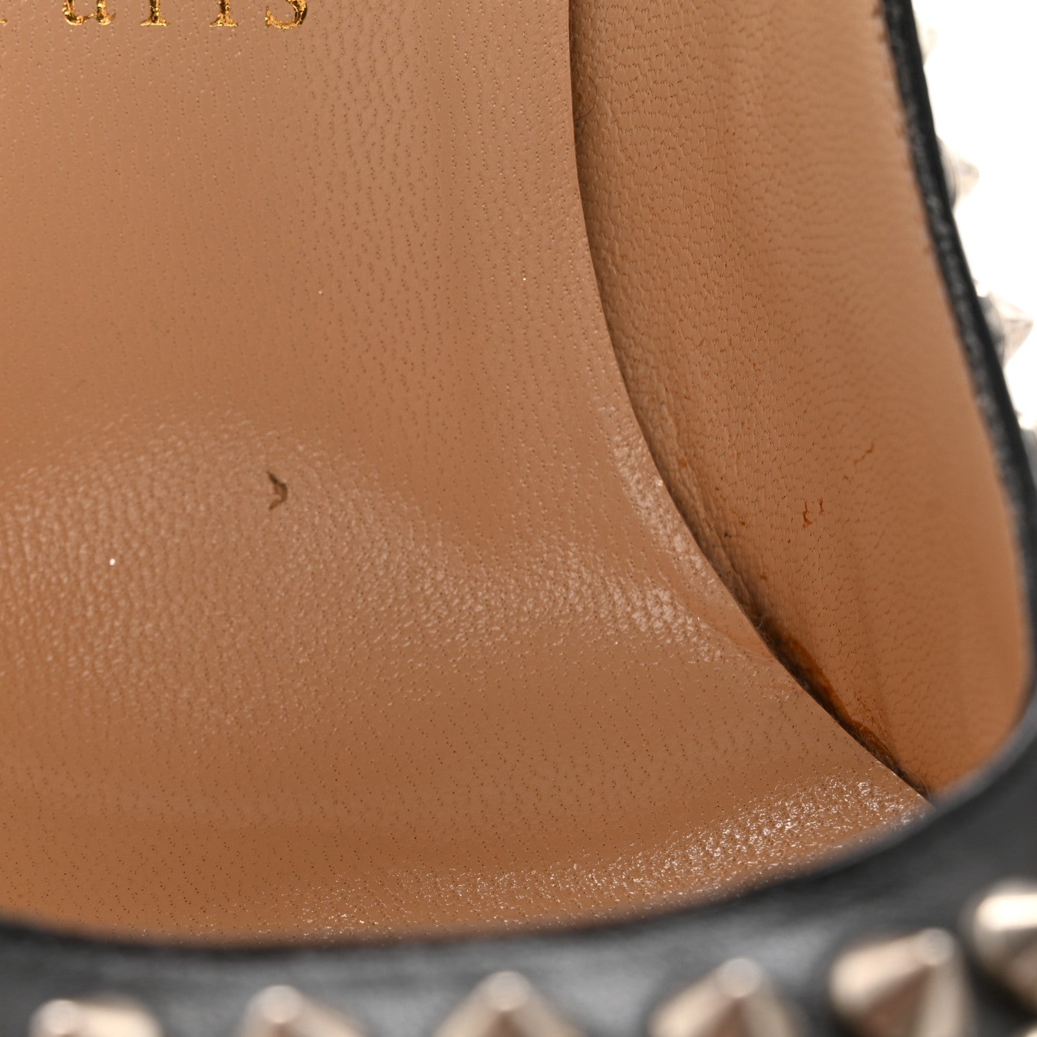 Christian Louboutin Nappa Fifi Spikes 100 Pumps 36 Black 10 of 14