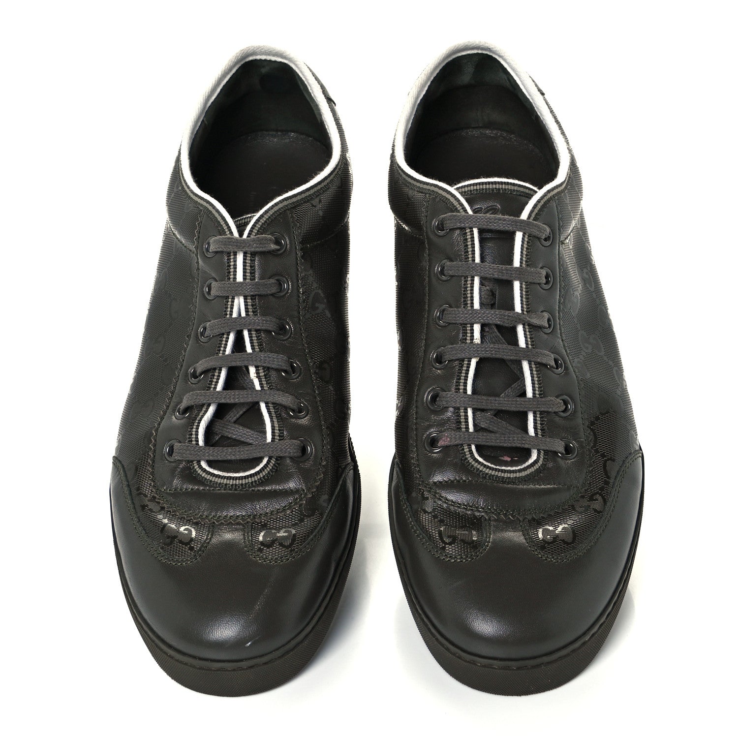Gucci Imprime Monogram Low Top Sneakers 11 Military 5 of 11