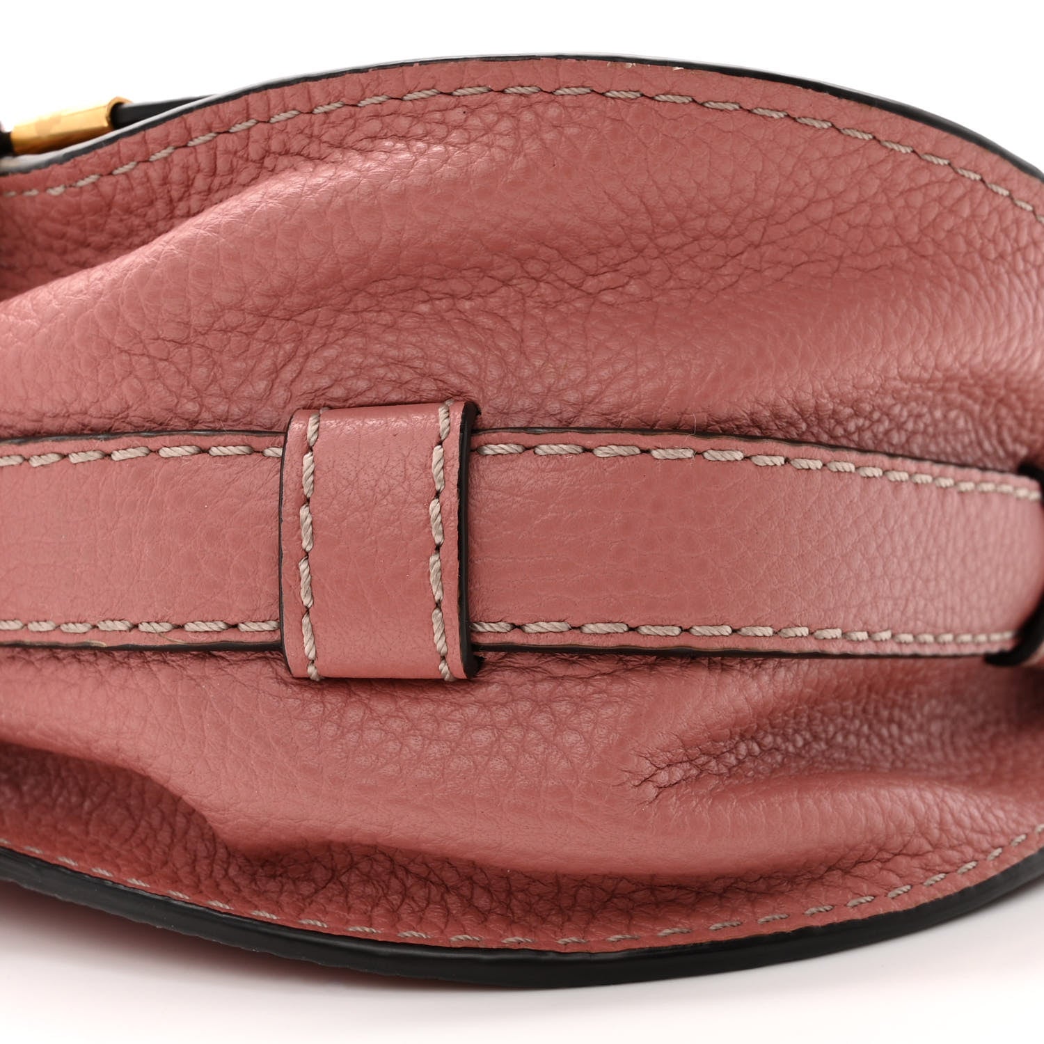 Chloe Calfskin Mini Marcie Round Crossbody Bag Rusty Pink 10 of 14