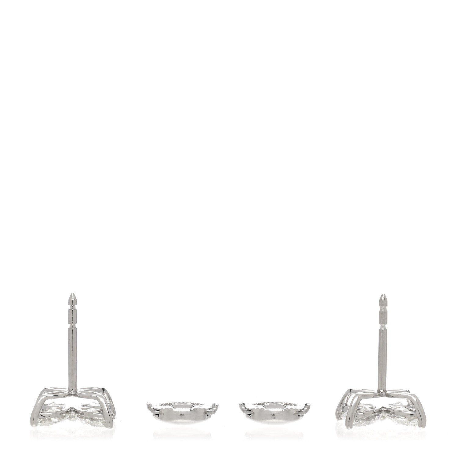 Tiffany Platinum Diamond Large Victoria Earrings 3 of 5