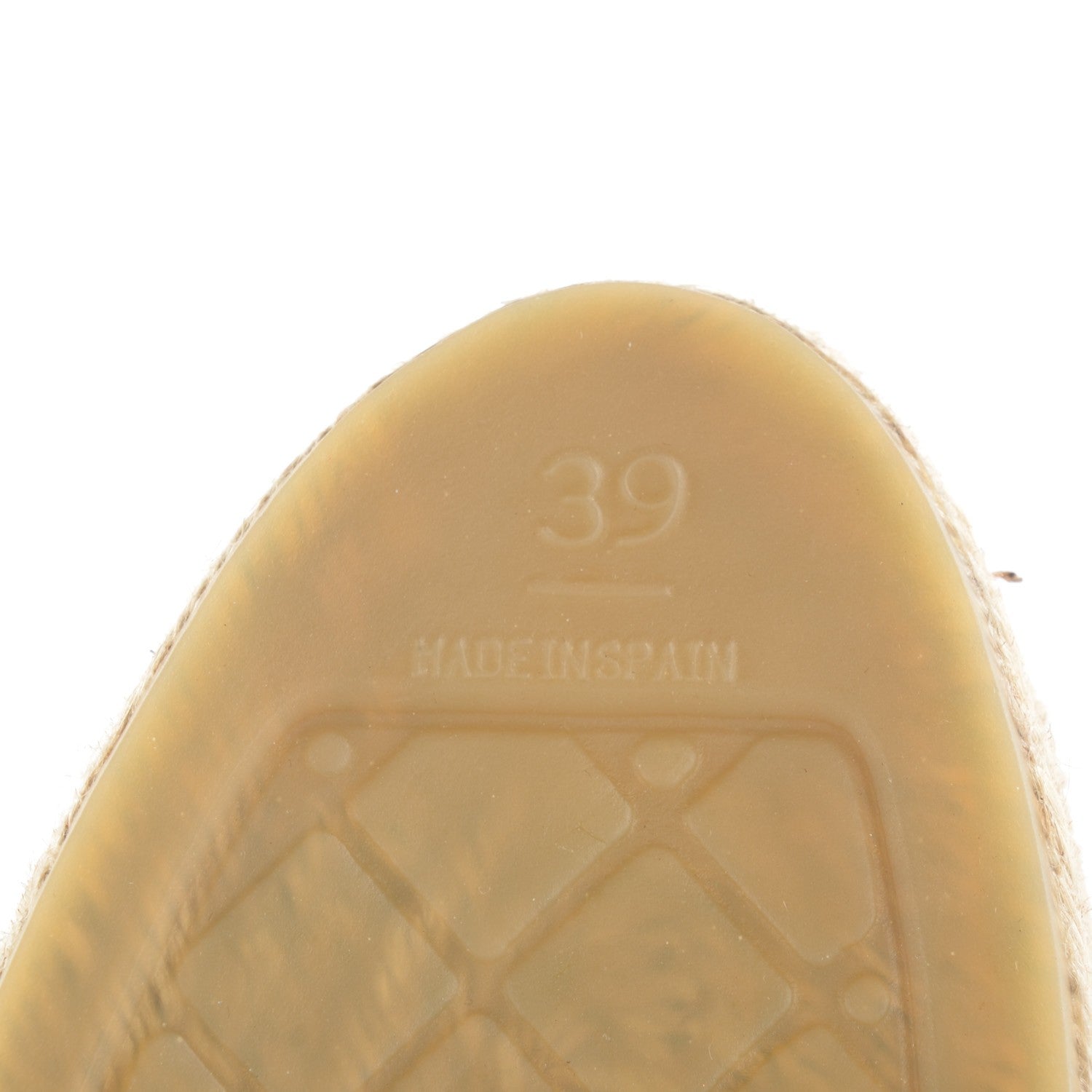 Chanel Lambskin CC Espadrilles 39 Beige Black 17 of 22