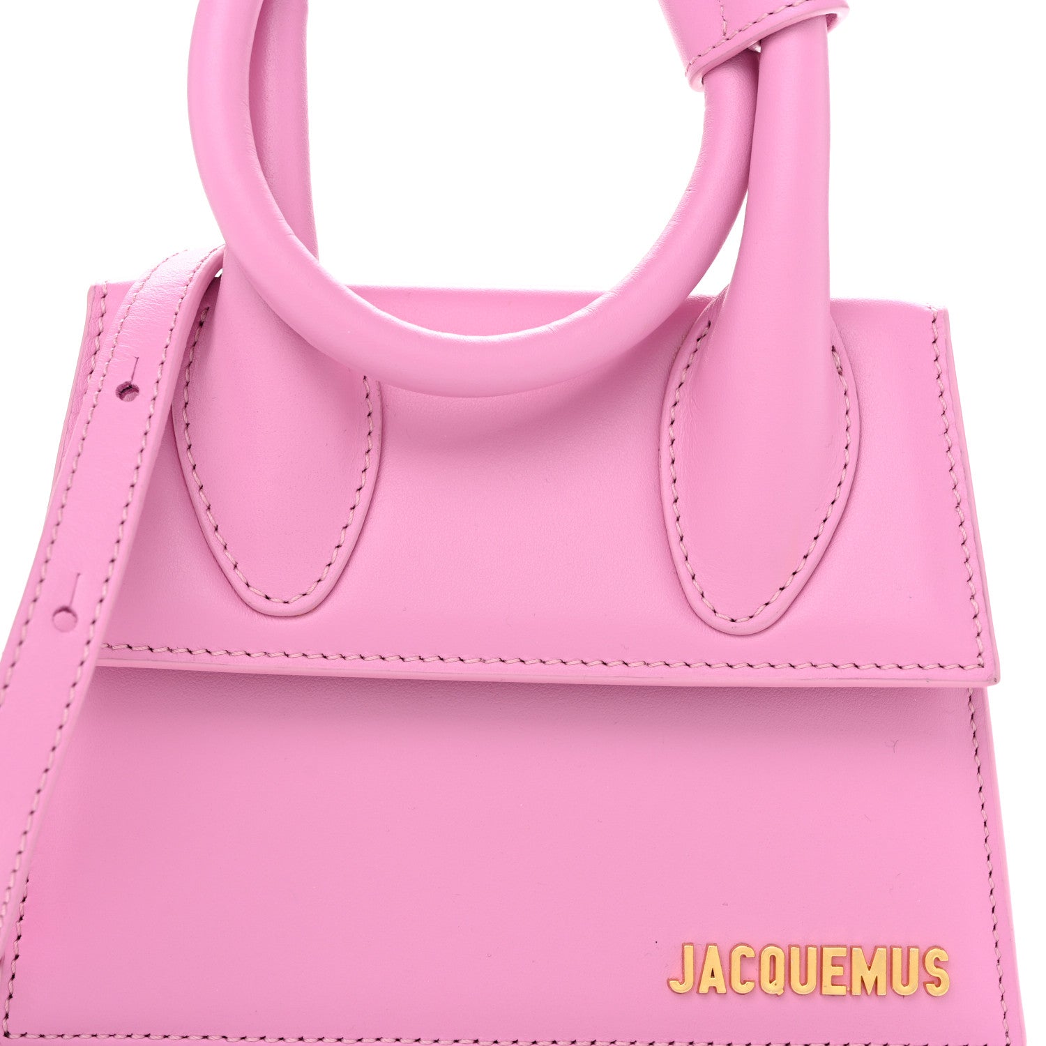 Jacquemus Smooth Calfskin Le Chiquito Noeud Light Pink 7 of 11