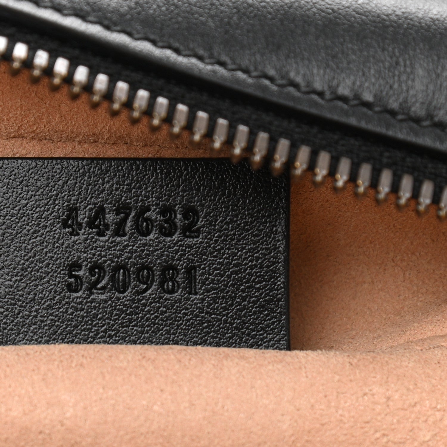 Gucci Calfskin Matelasse Small GG Marmont Chain Shoulder Bag Black 7 of 10