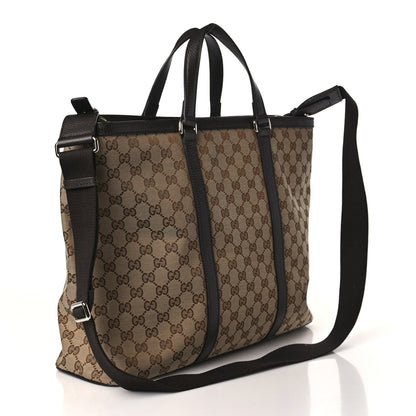 Gucci GG Monogram Large Joy Tote Bag Dark Brown 3 of 9