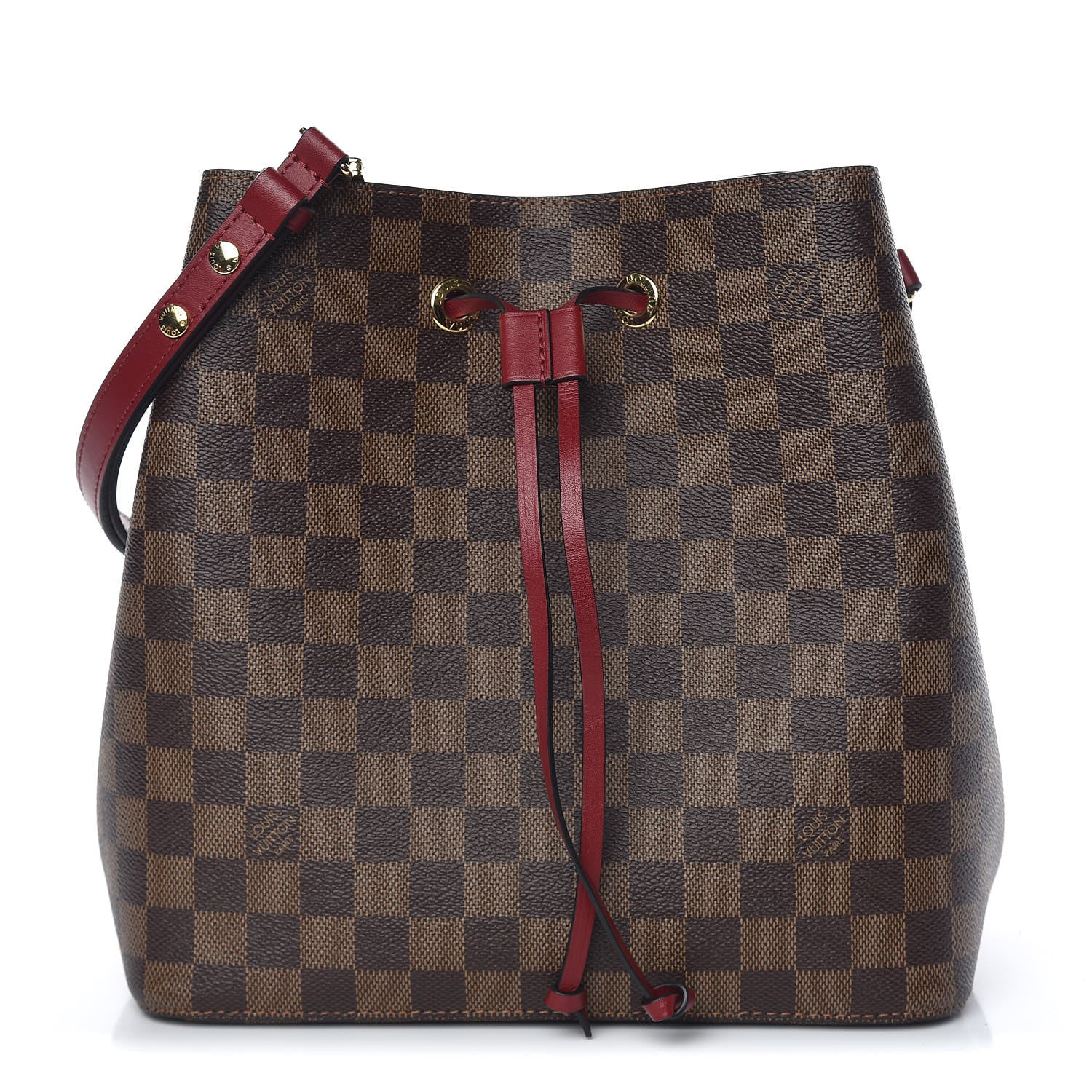 Louis Vuitton Damier Ebene Neonoe MM Cherry Berry 1 of 11