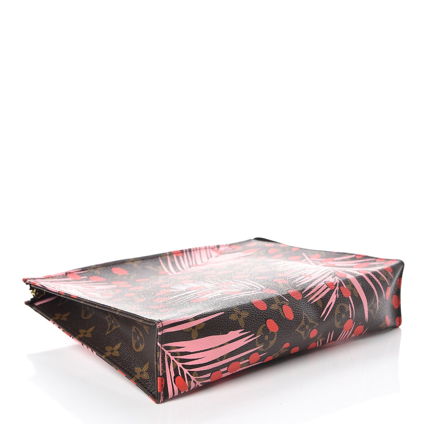 Monogram Jungle Dots Toiletry Pouch 26 Sugar Pink Poppy