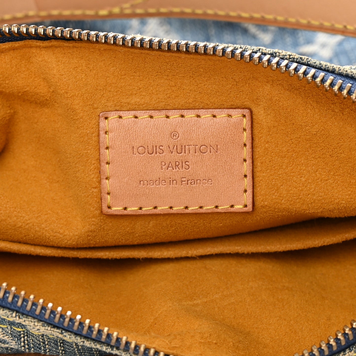 Monogram Denim Baggy PM Blue