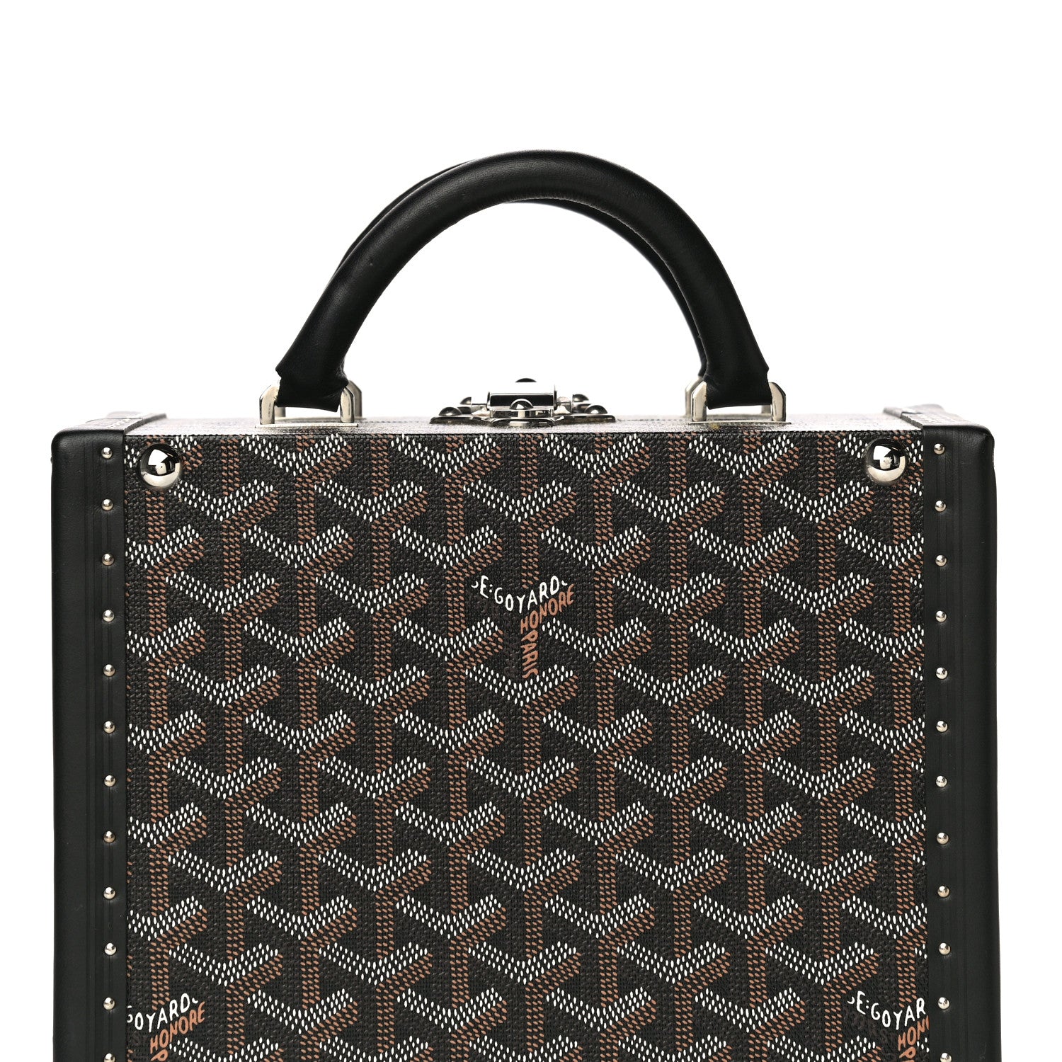 Goyard Goyardine Travelling Pet Bowl Carrier Black 13 of 16