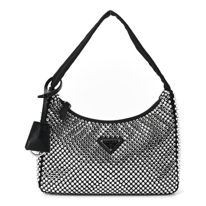 Prada Satin Crystal Mini Re-Edition 2000 Bag Cristal 1 of 10