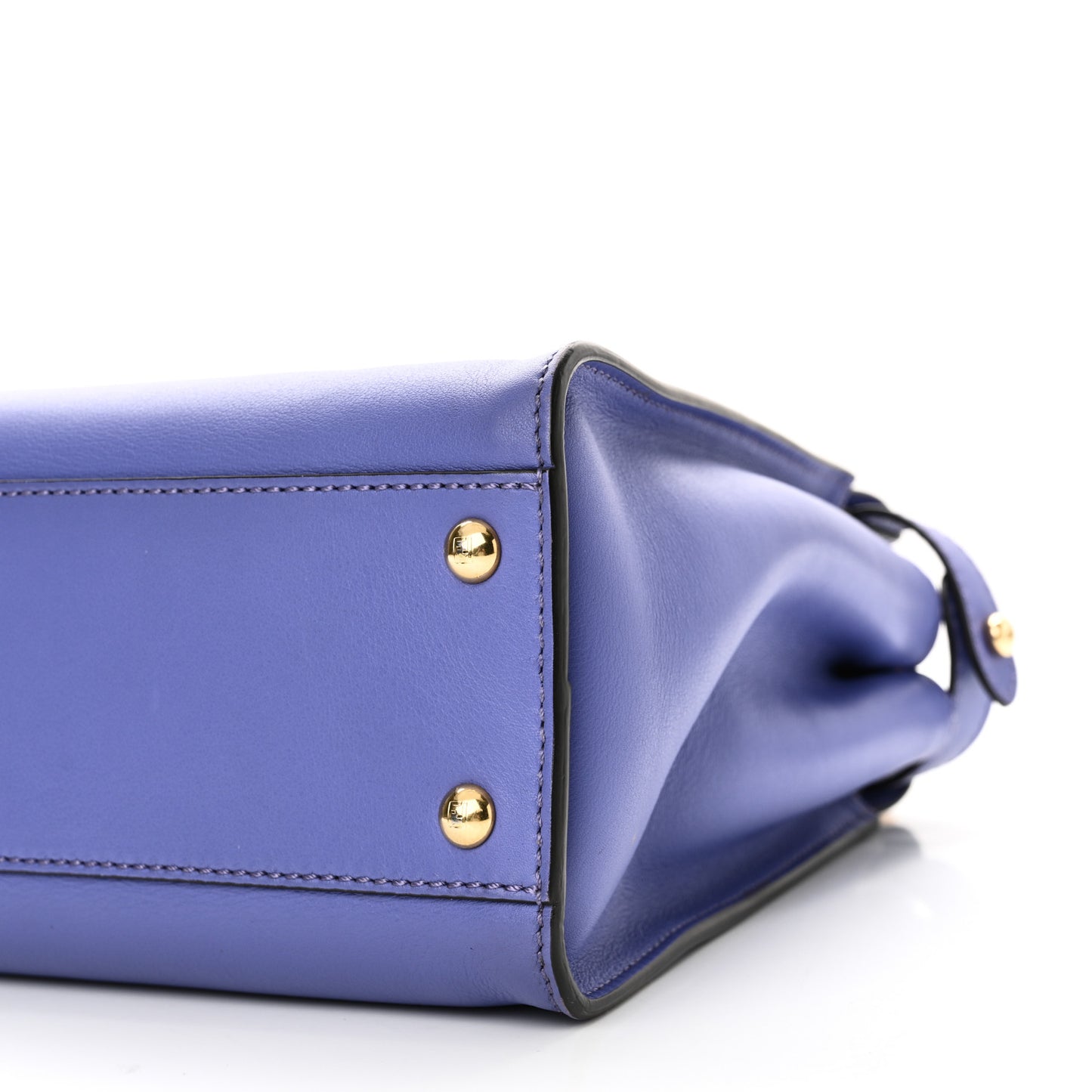 Vitello Seta Medium Peekaboo Iconic Satchel Viola Cassis